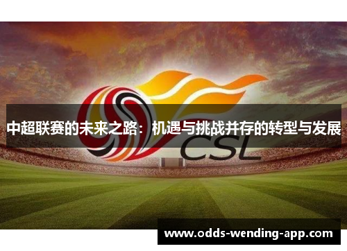 中超联赛的未来之路：机遇与挑战并存的转型与发展