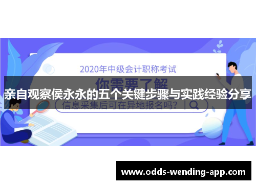 亲自观察侯永永的五个关键步骤与实践经验分享